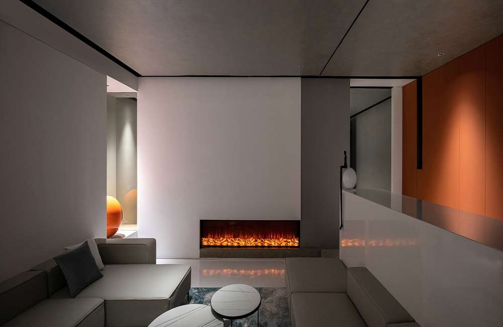 ZXD&GZ  Office@序赞APP_爱马仕橙与生俱来的高级感，赋予了原本单一的办公空间以层次与格调，而暖色调的装点又平添几许温度，于冷静____.jpg