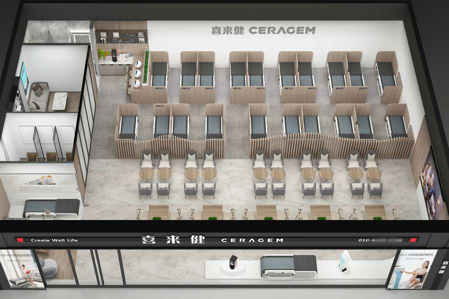 理疗店面装修效果图