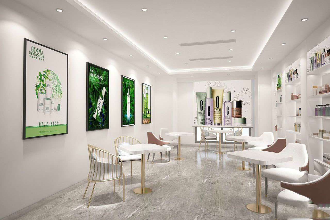 郑州护肤品专卖店装修设计效果图