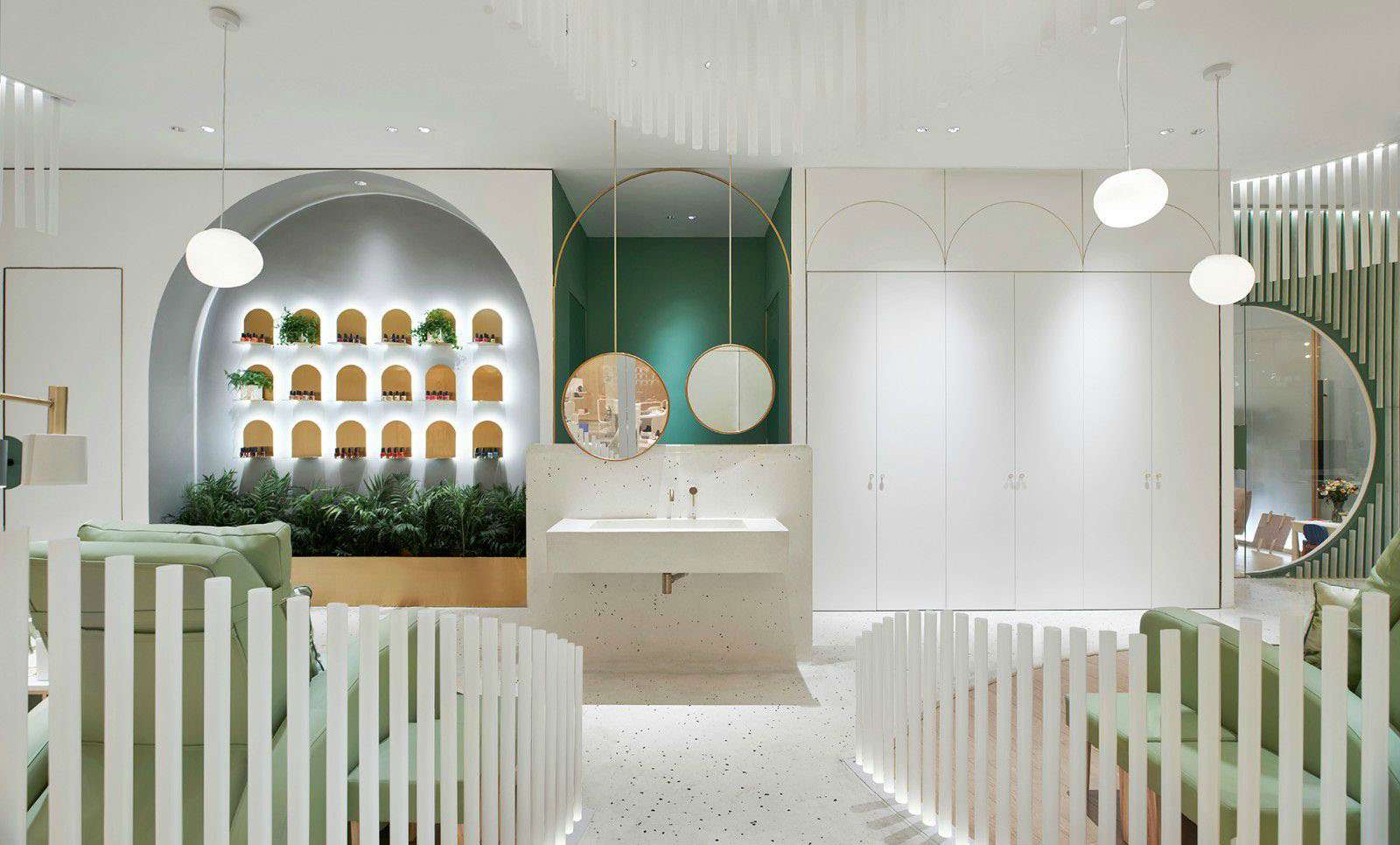 郑州美甲店装修设计效果图