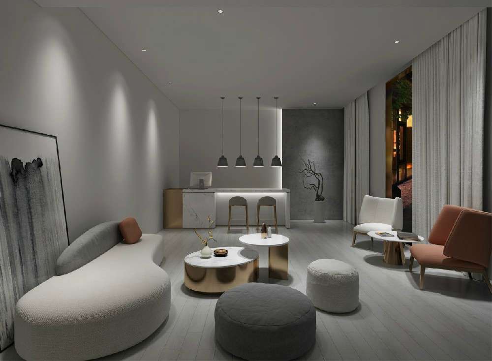 办公室室内空间设计灯光的布置方式