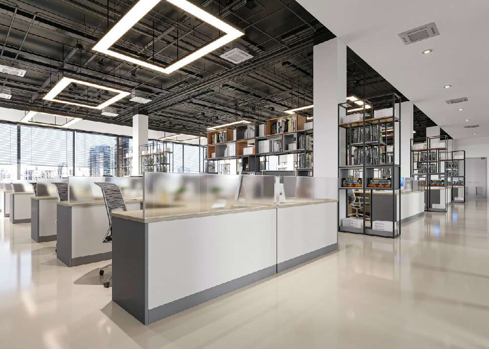 办公室设计的灯光布局方式