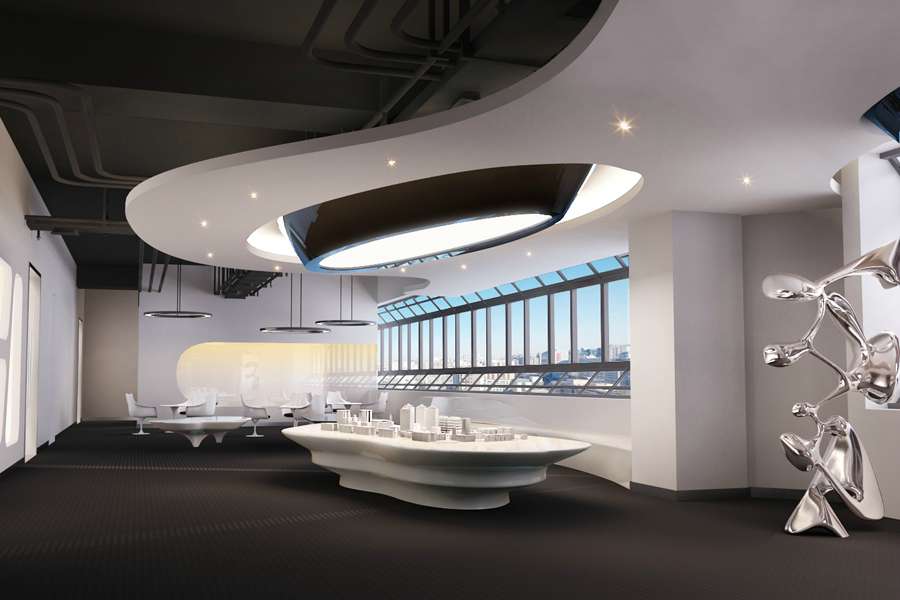 科技公司会议室装修效果图