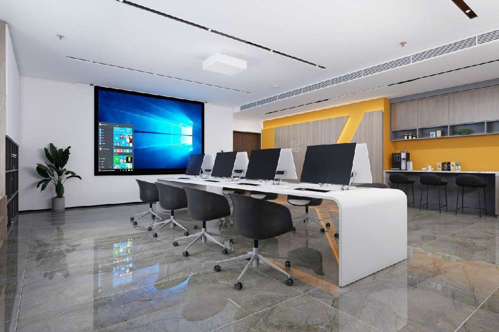 办公室装修的合理布局和配色工作