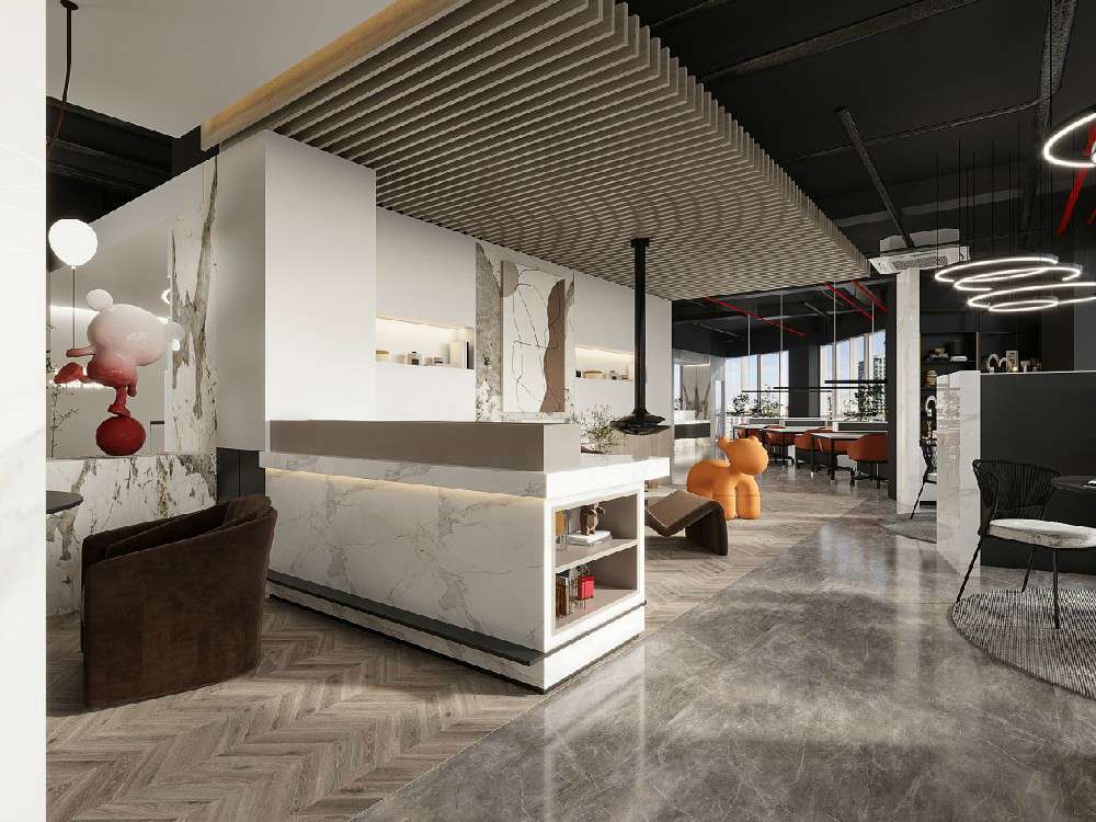 200平米简约办公室装修重点考虑的风格