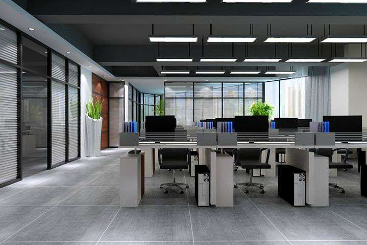 学校办公室装修效果图