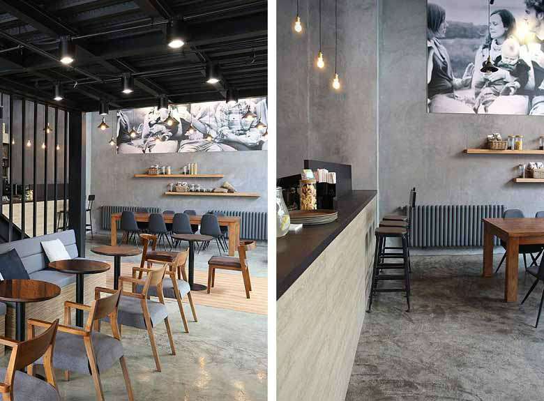 160平米时光咖啡店装修效果图