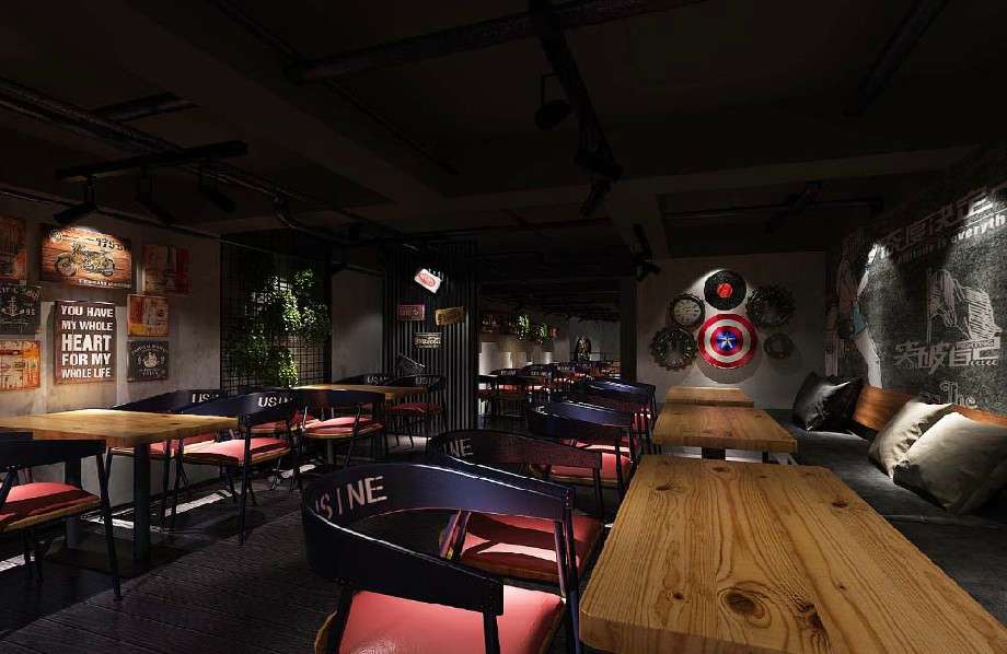 胖孩烧烤店装修设计效果图