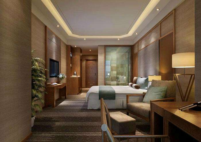 特色商务酒店装修设计效果图