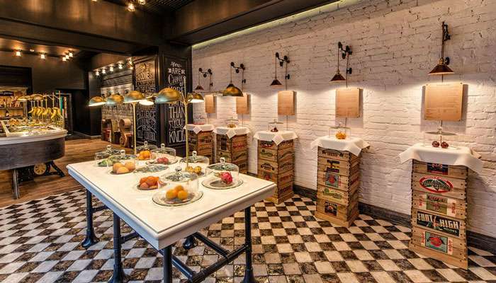 洛阳水果店铺装修设计效果图