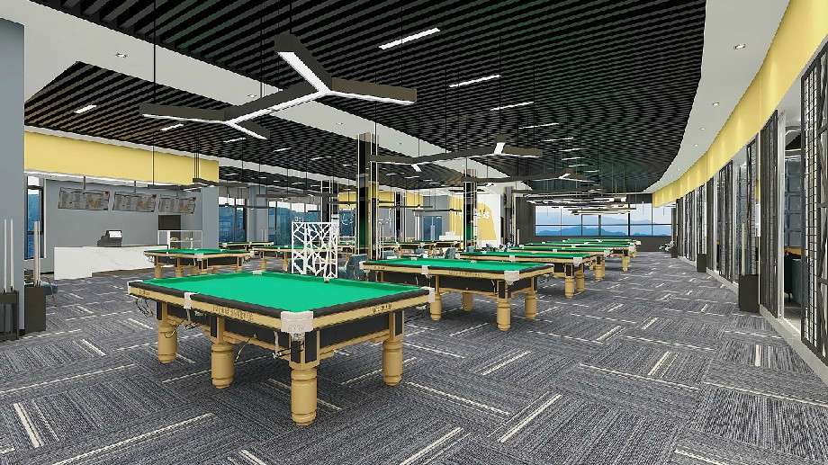 台球会所装修设计效果图