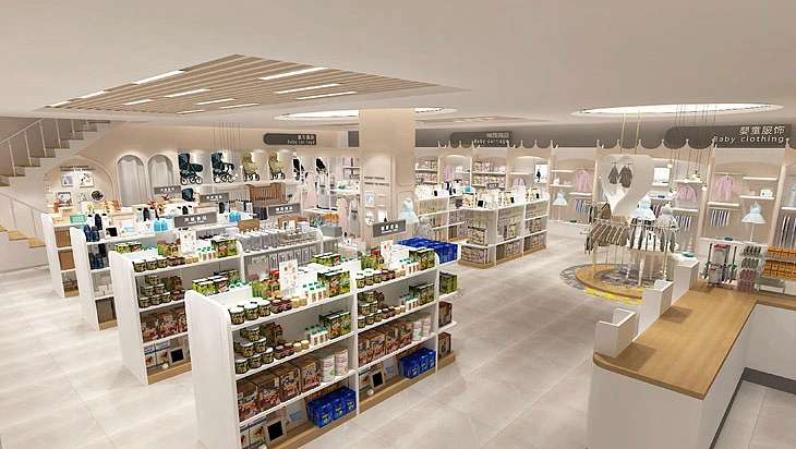 母婴用品店装修设计效果图