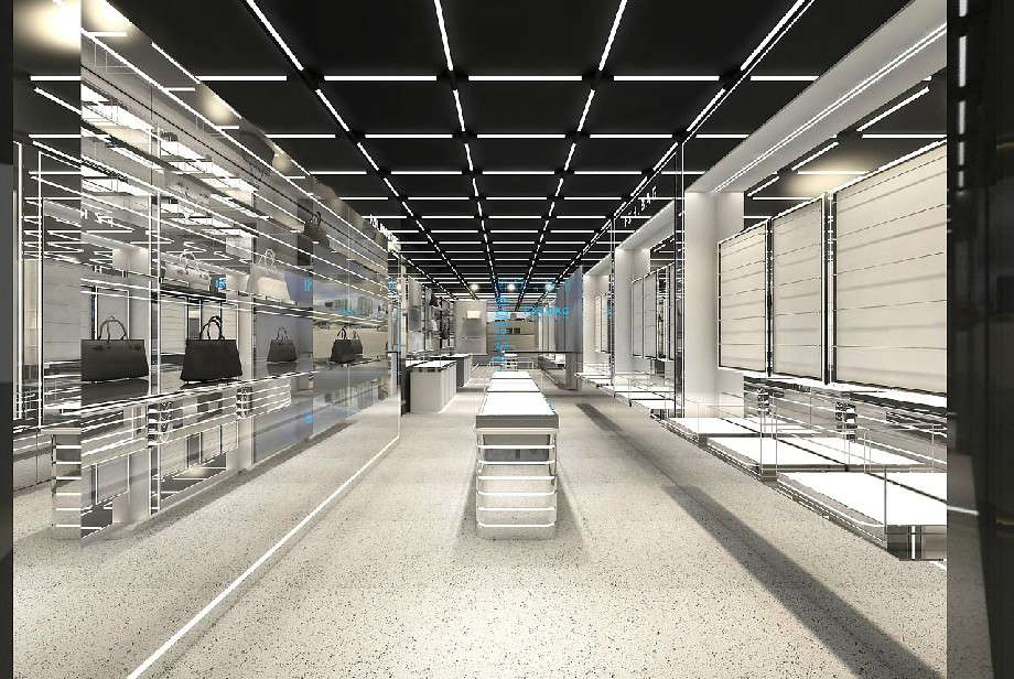 品牌女包专卖店装修设计效果图