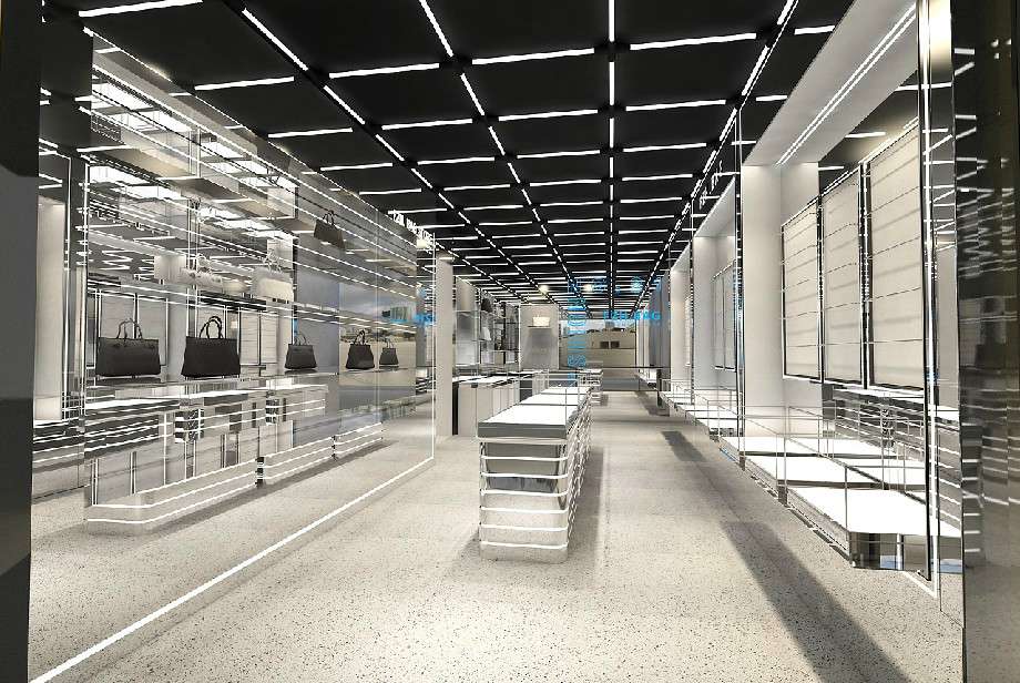 品牌女包专卖店装修设计效果图