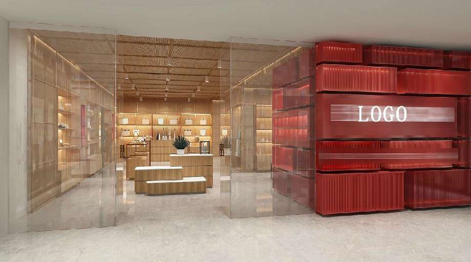 品牌女包店面装修设计效果图