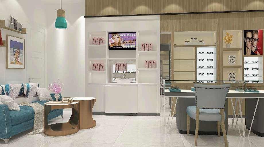 郑州眼镜店设计装修费用，眼镜店装修设计报价