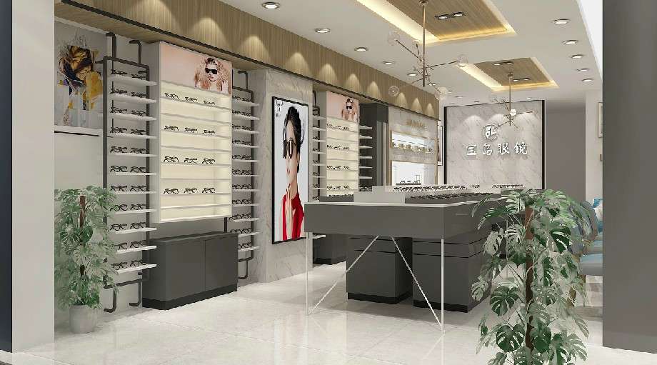 郑州品牌眼镜店装修效果图