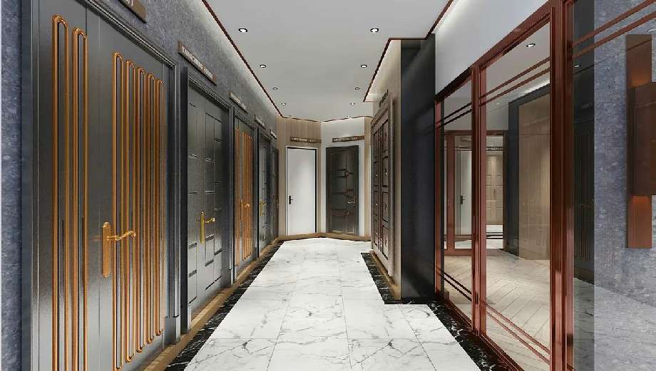 郑州门窗专卖店装修设计效果图