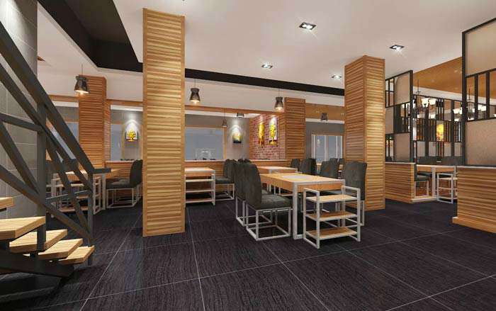 鱼火锅店装修设计效果图