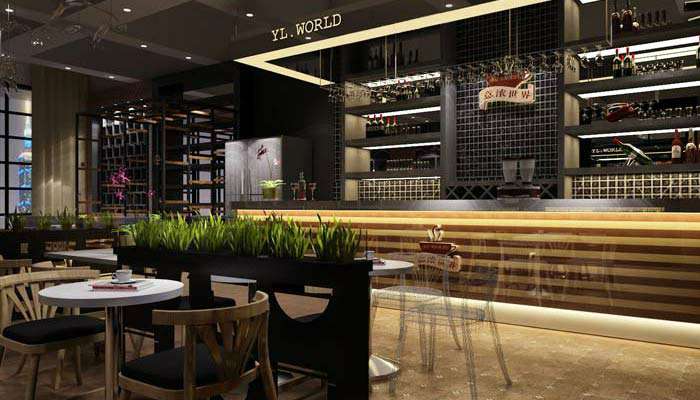 书苑咖啡馆装修设计效果图