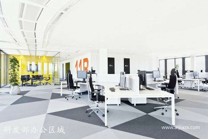 300平米外贸公司办公室装修设计效果图