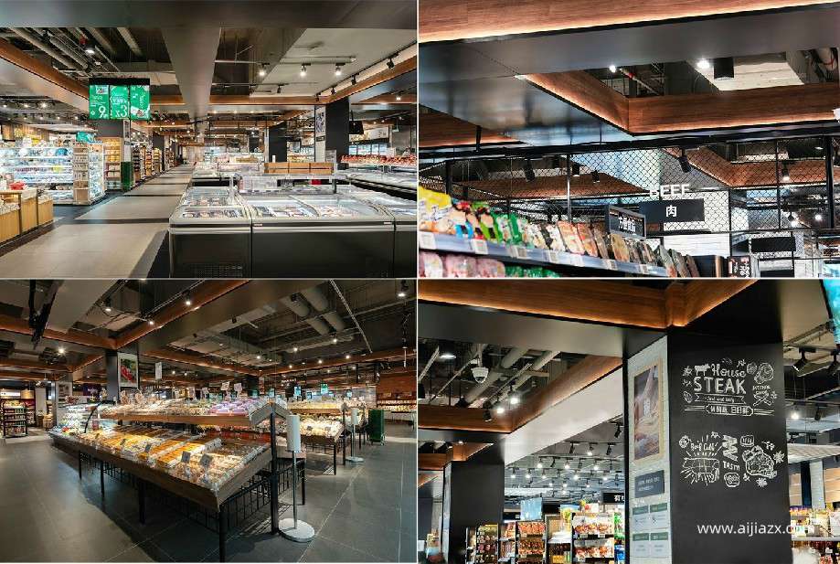 郑州超市设计案例分享，客流爆棚的超市设计巧思