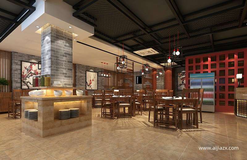 中式主题火锅店设计案例