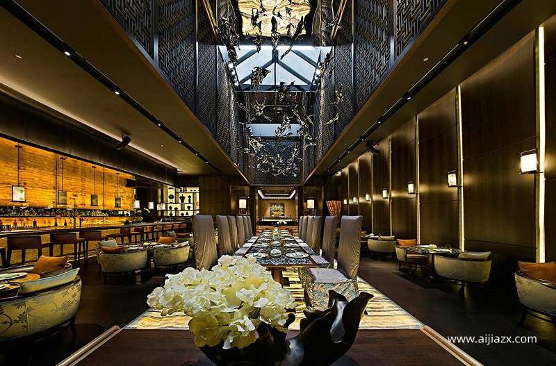 极具中式特色的餐厅设计效果图