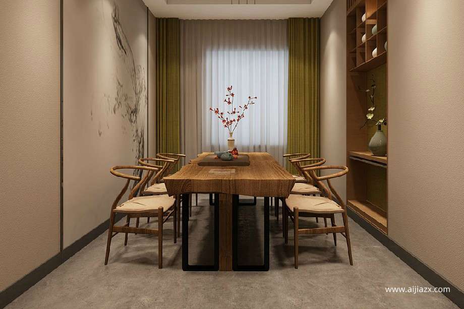 郑州茶叶店装修装修设计方案