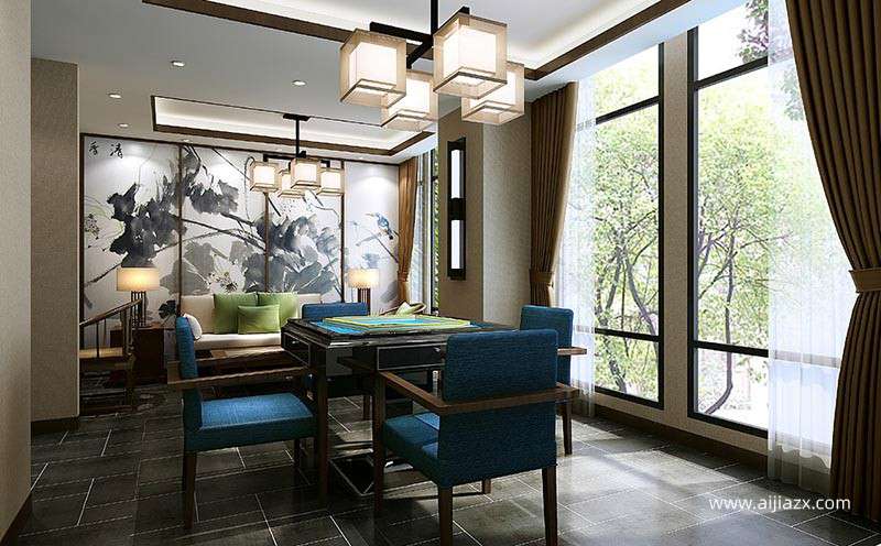 中式古典风格茶楼装修设计方案