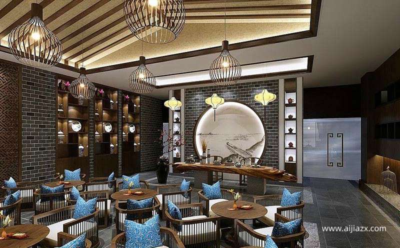 中式古典风格茶楼装修设计方案