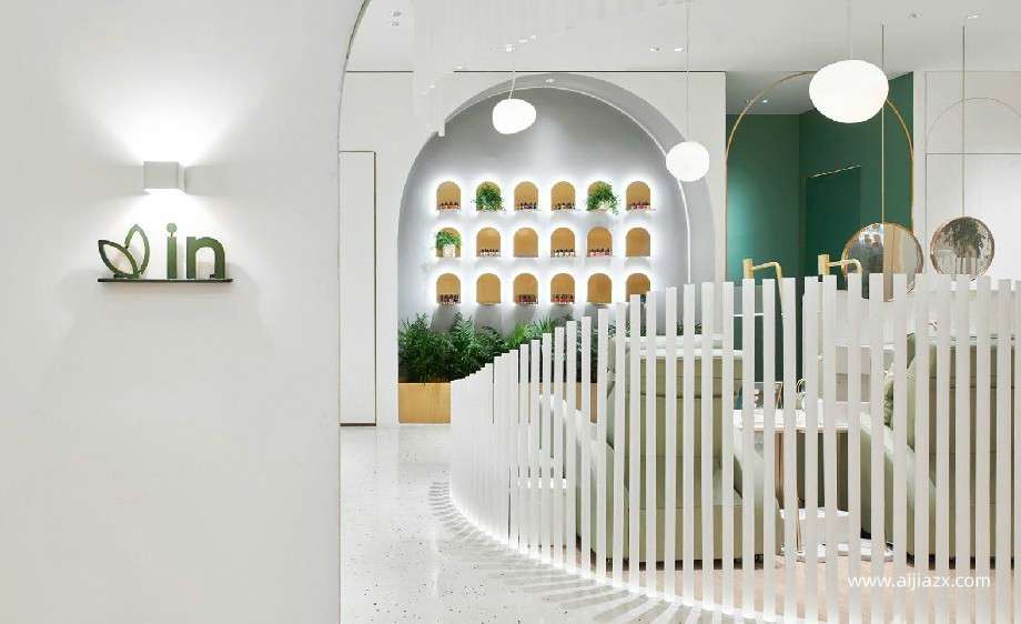 120平米婚纱店门面设计效果图