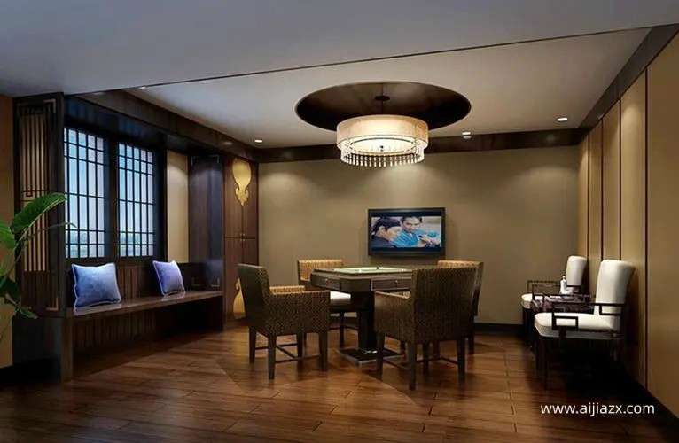 郑州棋牌室装修方案，棋牌室会所装修设计说明