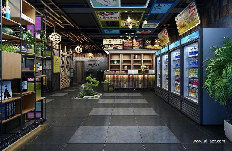 郑州快餐厅设计,中式快餐厅装修设计