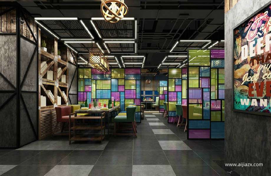 郑州快餐店装修设计,快餐店室内设计的重要性