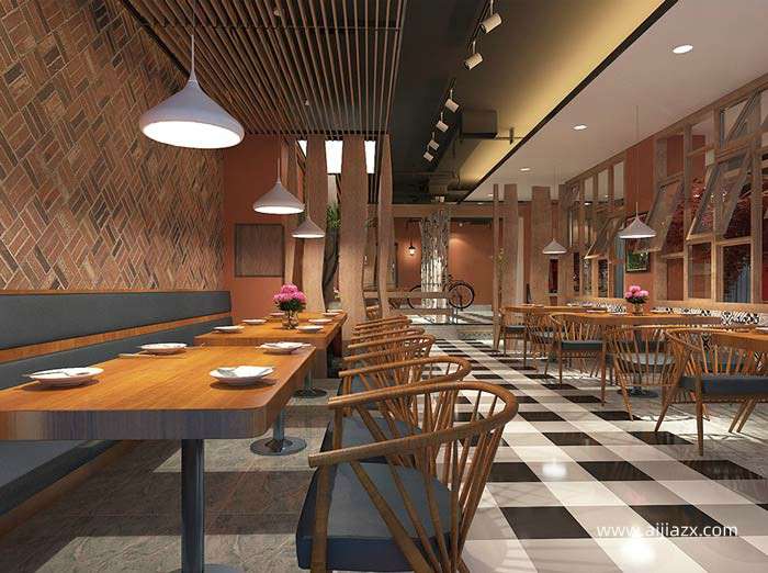 郑州快餐店设计,如何装修设计快餐店　　