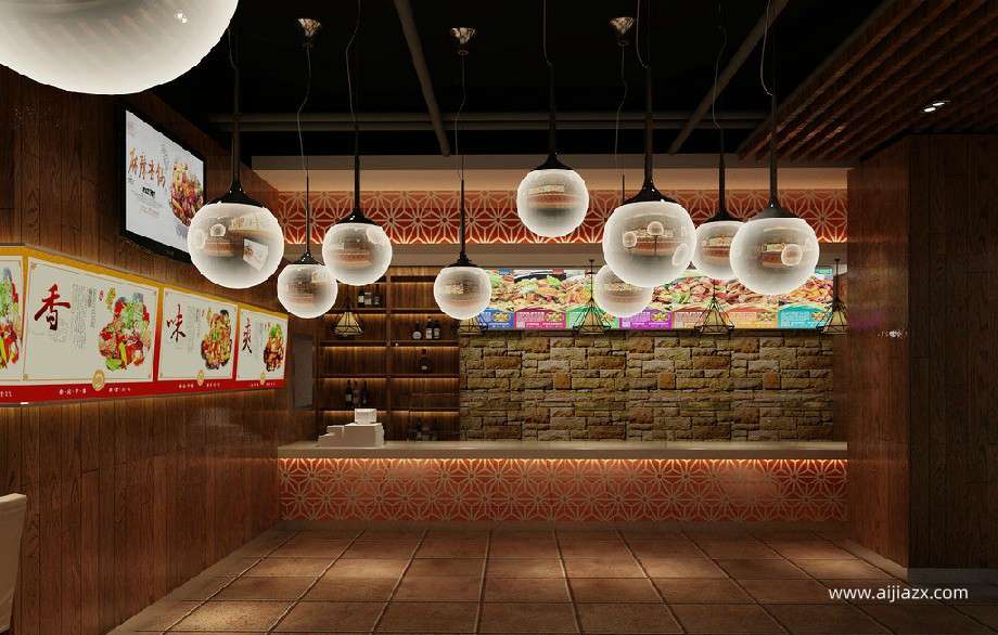 郑州饭店装修设计,饭店店铺装修设计方案