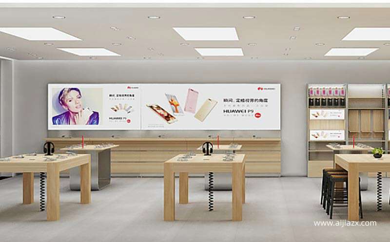 郑州手机店设计,手机店装修设计方案