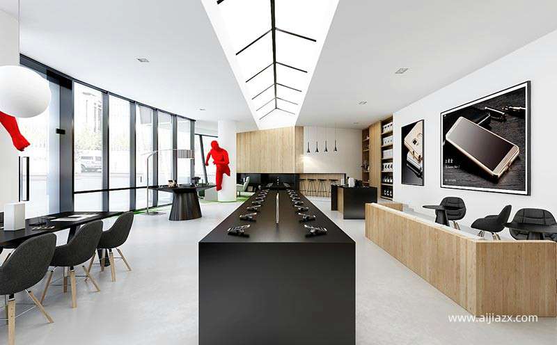 郑州华为手机专卖店装修设计说明