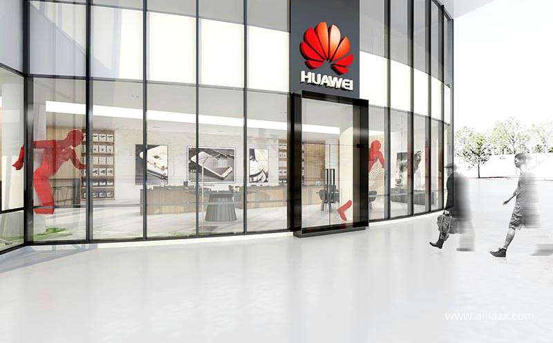 郑州华为手机专卖店装修设计说明