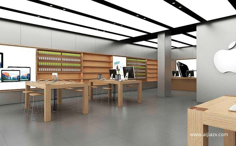 苹果手机店怎么装修，苹果手机店室内设计