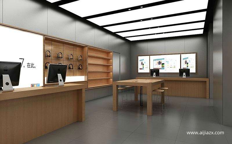苹果手机店怎么装修，苹果手机店室内设计