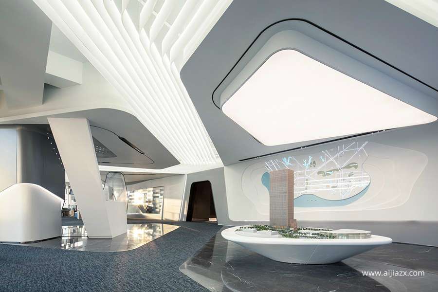 售楼中心办公室装修设计效果图