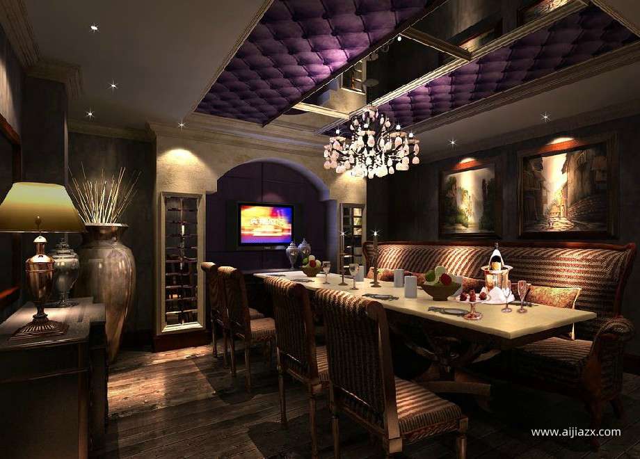 高端时尚咖啡厅设计效果图 高端时尚咖啡厅设计效果图