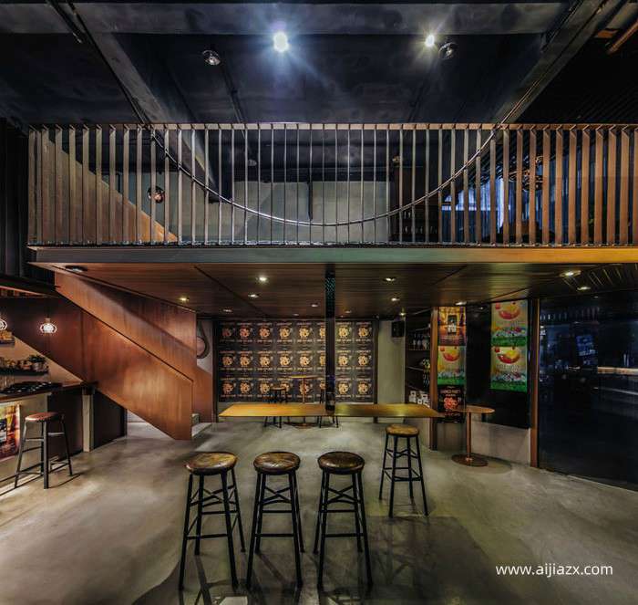 复古火锅店设计装修，工业风火锅店设计装修