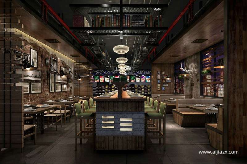 火锅店装修设计方案，一套完整的火锅店设计方案