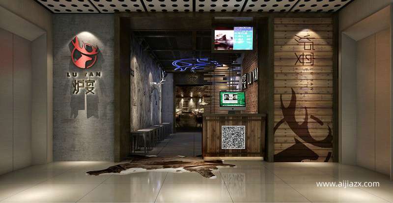 火锅店装修设计方案，一套完整的火锅店设计方案