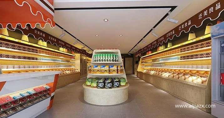 郑州干果店设计，干果专卖店装修设计要点