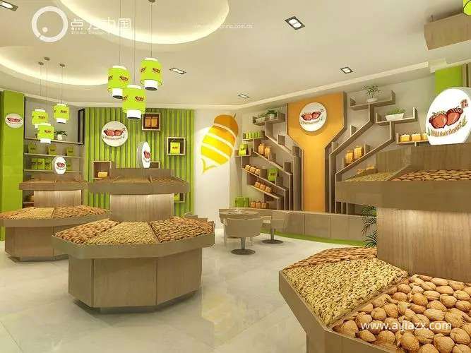 郑州干果店设计，干果专卖店装修设计要点