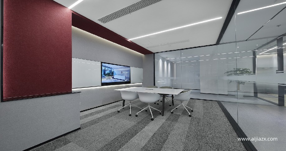 1800平米医疗公司办公楼装修设计效果图